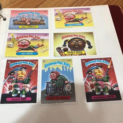 044:  Binder Full of Garbage Pail Kids Trading Cards 
