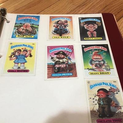 044:  Binder Full of Garbage Pail Kids Trading Cards 