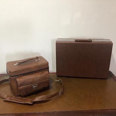 015: Vintage Samsonite Brief Case and Marsand Camera Bag