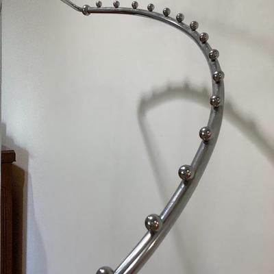 100:  Men's Suits and Spiral Clothing Rack