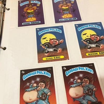 044:  Binder Full of Garbage Pail Kids Trading Cards 