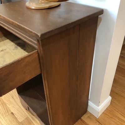 230:  Vintage Scale and Side Table