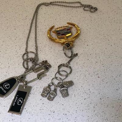 223:  Lexus and Cadillac Keychain 