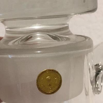 244: Romania Glass Decanter and Vera Wang Wedgwood Glass
