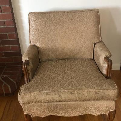 031:  Vintage 20th Century Kingsley Upholstered Chair  