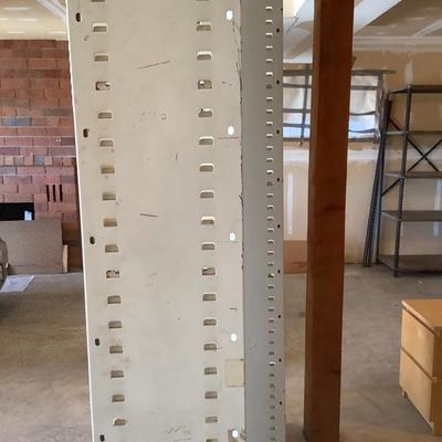 117: 2 Metal Garage Shelves