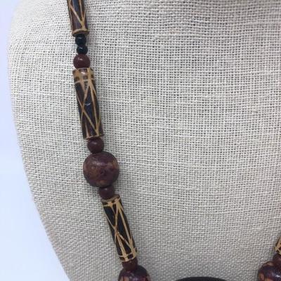 246: African Style Necklaces and Bracelet