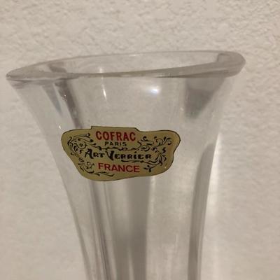 247: Cofrac Paris France Vase, Hand Made Barbro Wesslander Vase and others