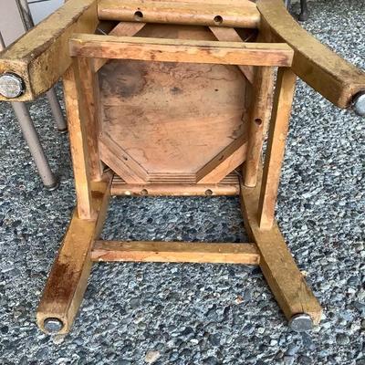 130: Vintage Childâ€™s School Desk Left Handed
