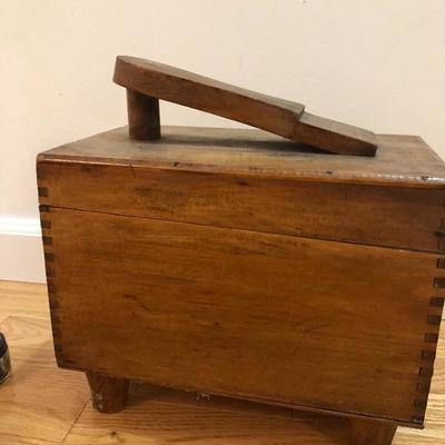 215:  Vintage Shoe Shine Kit Box 