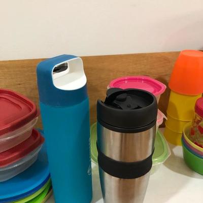 202:  Assortment of Storage Containers