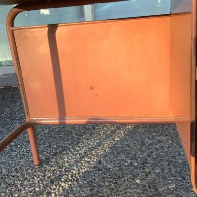 128: Vintage Childâ€™s School Desk and Chair 