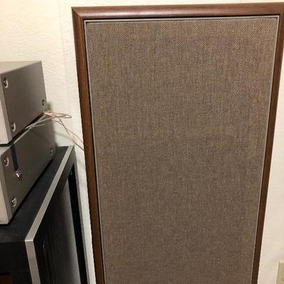208:  Sony Stereo System with Advent Speakers and Cabinet