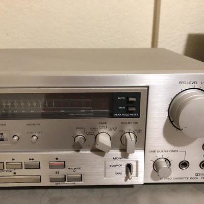 208:  Sony Stereo System with Advent Speakers and Cabinet