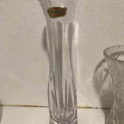 247: Cofrac Paris France Vase, Hand Made Barbro Wesslander Vase and others