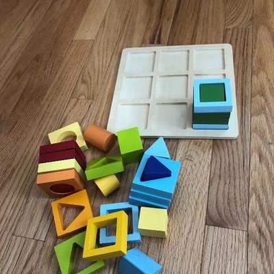 039:  Childâ€™s Table and Chairs With Toys 