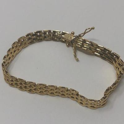 017:  Italian Gold 14K Bracelet 