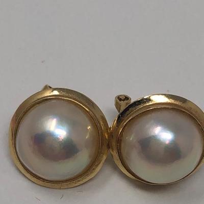 247: Pearl earrings and Choker 
