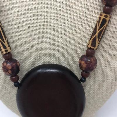 246: African Style Necklaces and Bracelet