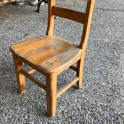 130: Vintage Childâ€™s School Desk Left Handed