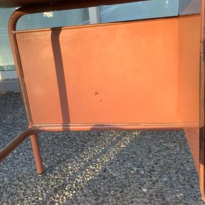 128: Vintage Childâ€™s School Desk and Chair 