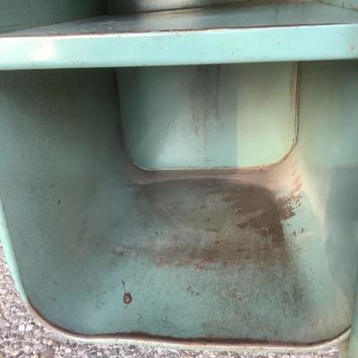 129: Vintage Childâ€™s School Desk and Chair
