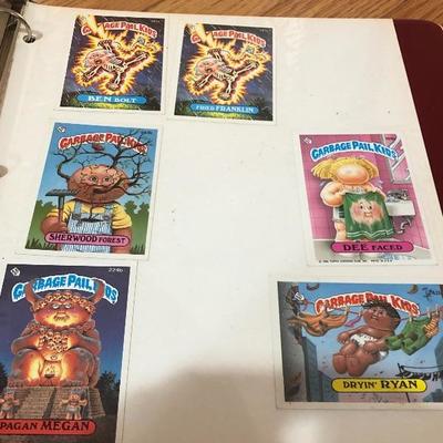 044:  Binder Full of Garbage Pail Kids Trading Cards 