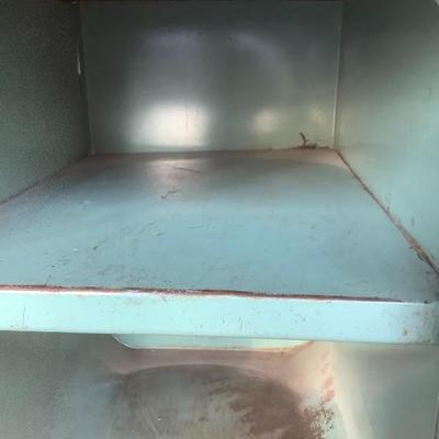 129: Vintage Childâ€™s School Desk and Chair