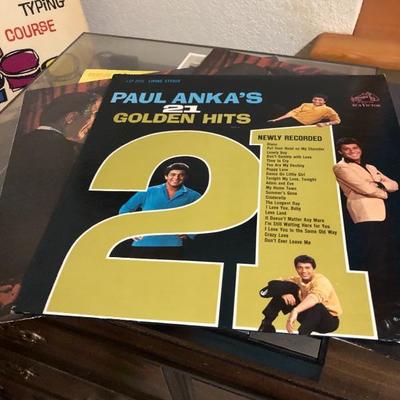 209:  Sony Turntable and Many Vinyl records