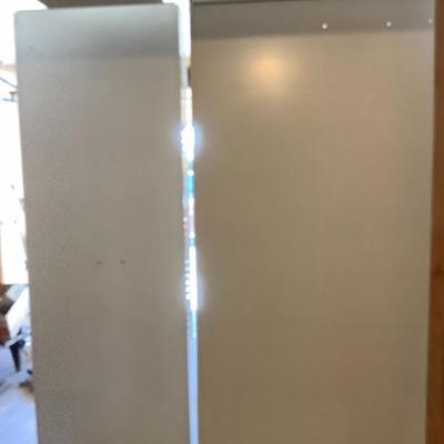 117: 2 Metal Garage Shelves