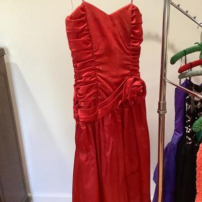 105: Womans Evening Dresses Some Vintage