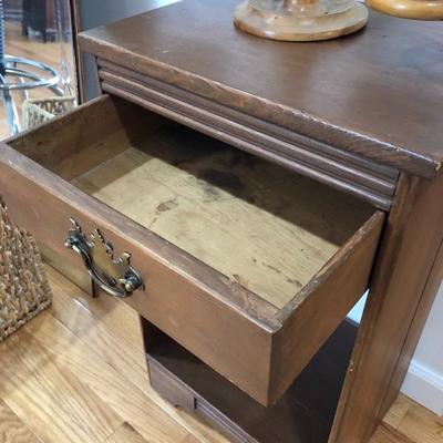 230:  Vintage Scale and Side Table