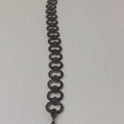 145:  Lizpaiacios   S.F. Necklace, Silver Bracelet and Silver Pendant 