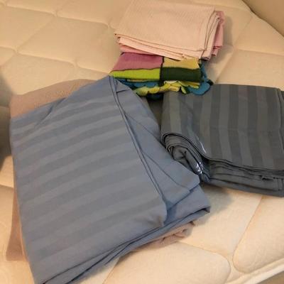 205:  Full Bed With Lots of Blankets and Sheets, Bunkie Board too