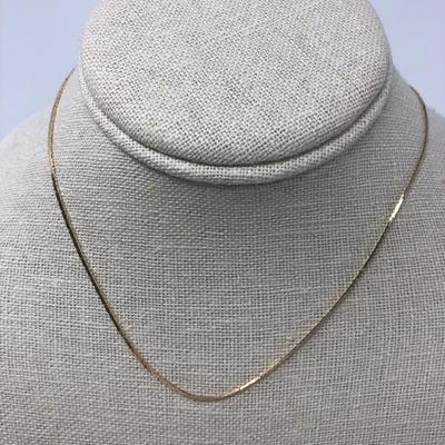 024:  Two 14 K Gold Chains 