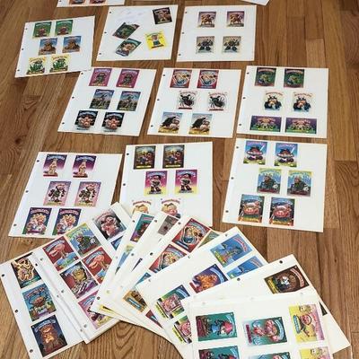044:  Binder Full of Garbage Pail Kids Trading Cards 