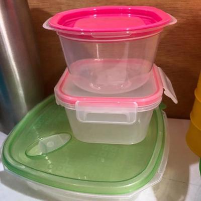202:  Assortment of Storage Containers