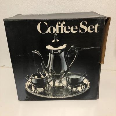 245:  Silver Plated Coffee set