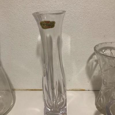 247: Cofrac Paris France Vase, Hand Made Barbro Wesslander Vase and others