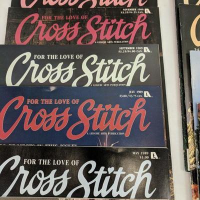 20 For The Love Of Cross Stitch Magazines September 88 - Nov 1991