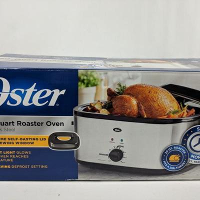 Oster 20 Qt Oven Roaster, Used but in Great Condition