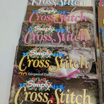 18 Simply Cross Stitch Magazines 