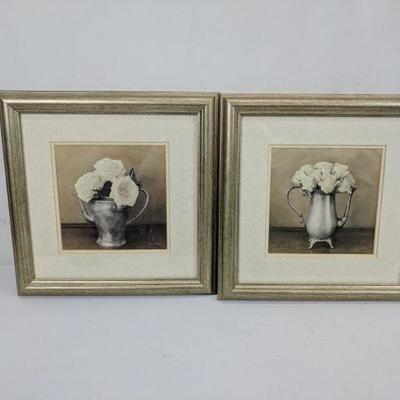Gold Picture Frames, Set of 2 