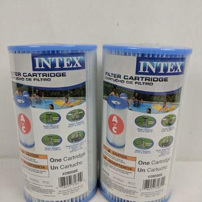 Intex Pool Filter Cartridge, Set of 2 - New 