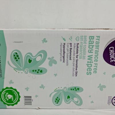 Parent's Choice Fragrance Free Baby Wipes, 1200 ct - New