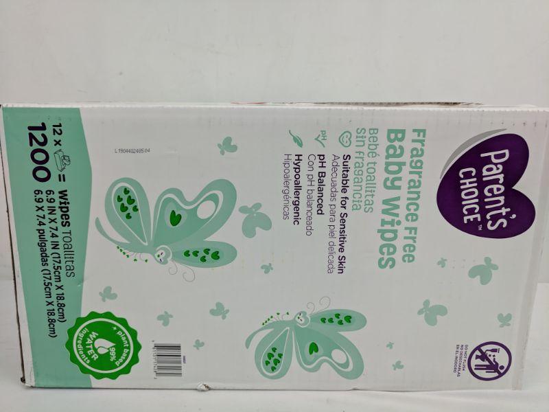 parents choice wipes 1200