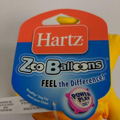 Hartz Zoo Balloons Lion Dog Toy - New