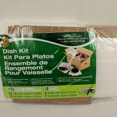 Dish Kit Reusable Foam Pouches, 18 ct - New
