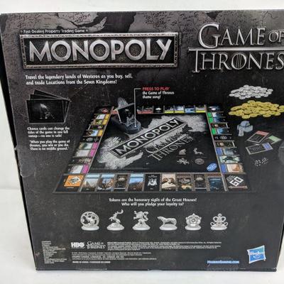 Game of Thrones Monopoly - New