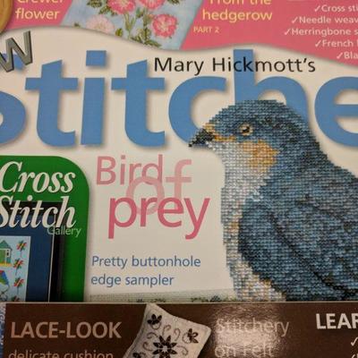 8 Mary Hickmott's New Stitches Magazines 72- 180